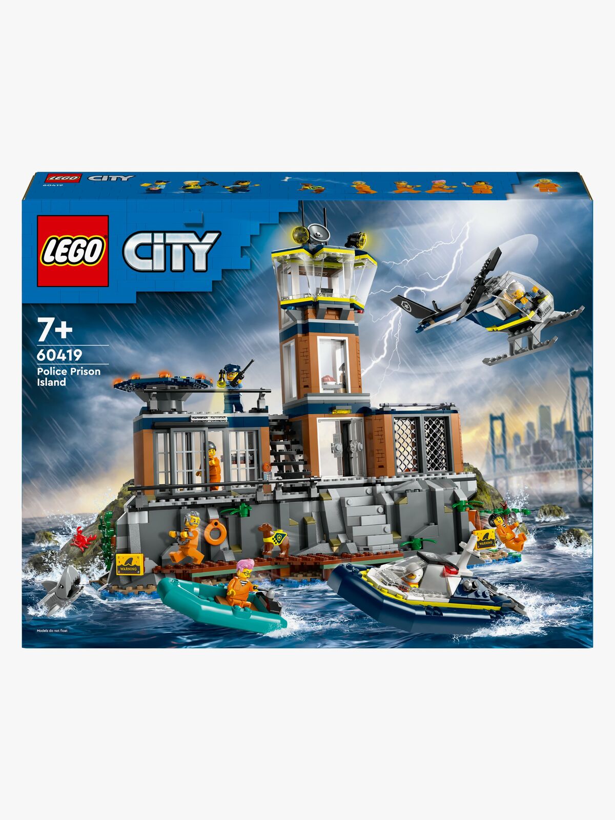 LEGO City 60419 Politiets fængselsø
