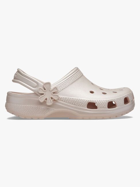 Crocs Classic Pearl Shine Crocs, Quartz