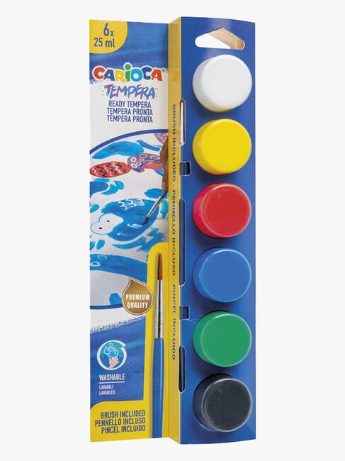 Carioca Temperamaling 6 X 25 ML Classic Farver