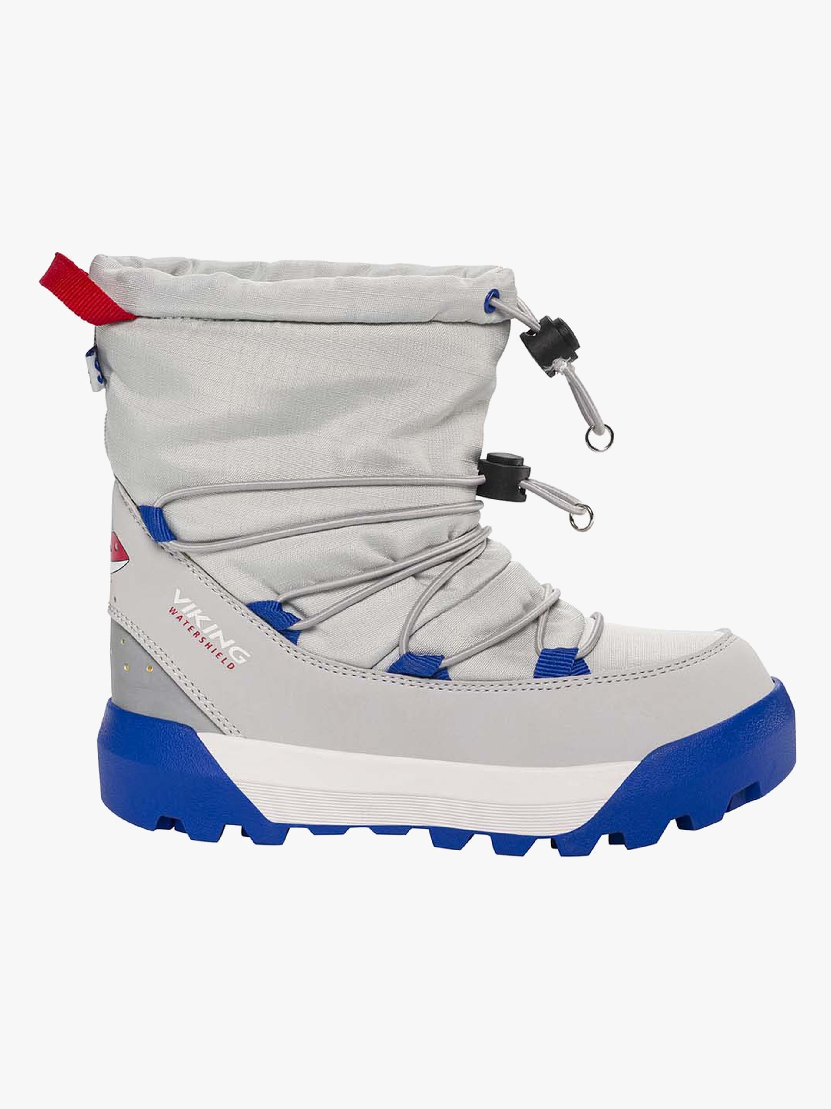 Viking Spaceship SC WP Vinterstøvler, Light Grey/Royal Blue, 29