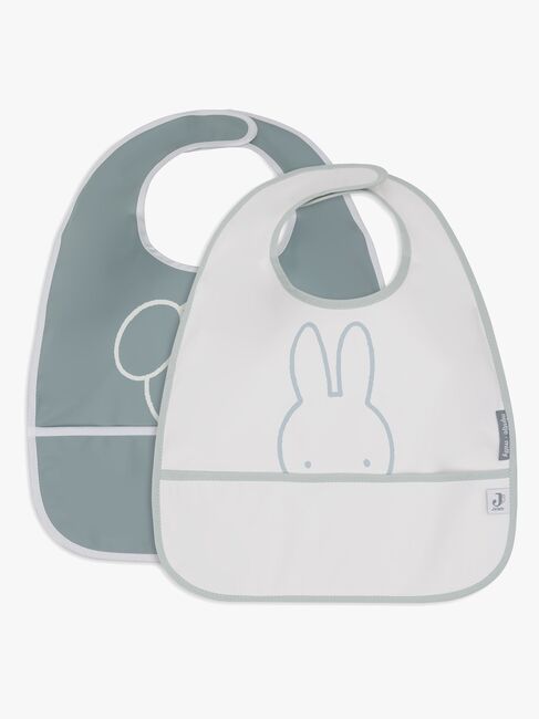 Jollein Miffy Peekaboo Hagesmæk 2-pak, Sea Green