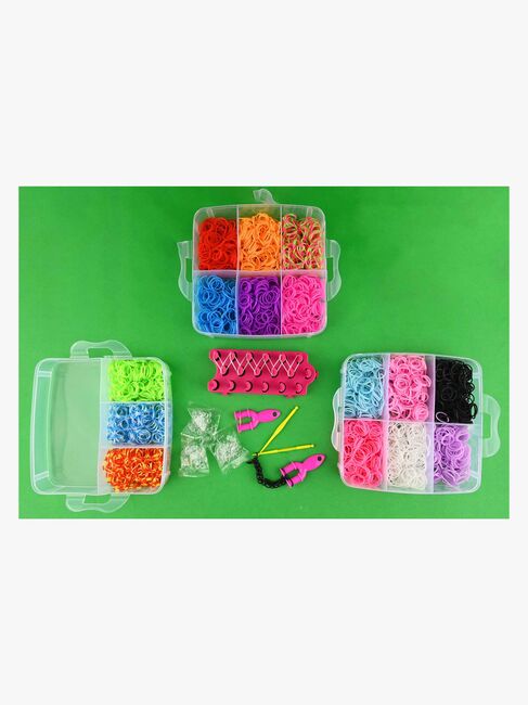 Robetoy Loom Bands DIY Armbåndssæt 3.000 Dele