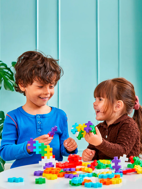 Plus-Plus BIG Byggesæt Rainbow Mix 100 Stk.