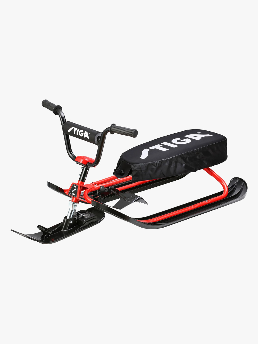 STIGA Snowracer Curve SX Med Sædebeskyttelse, Rød/Sort