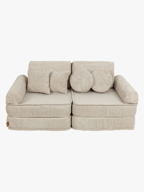 Meowbaby Play Pocket  Bygbar Sofa Plus Aesthetic, Ecru