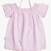 Petite Chérie Atelier Phillipa Top, White/Pink