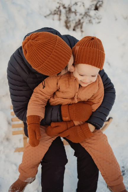 BabyMocs  Strikkede Vanter, Rust