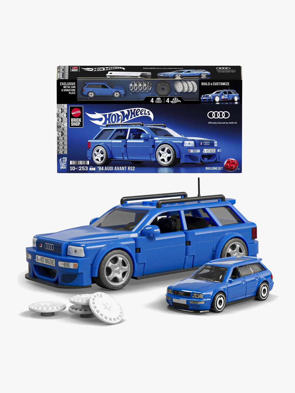 Mattel Brick Shop Hot Wheels Speed Series Byggesæt Audi Avant RS2 -94