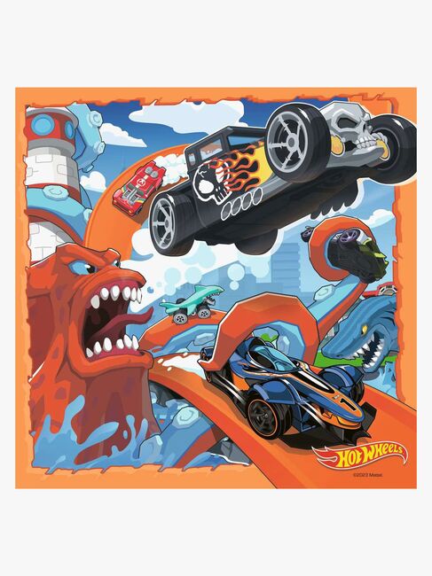 Ravensburger Puslespil Hot Wheels 3x49 Brikker