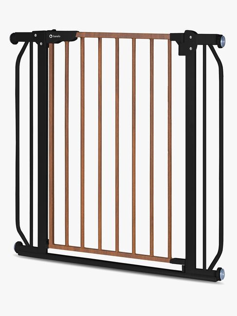 Lionelo Truus Slim Sikkerhedsgitter, Black Carbon/Natural