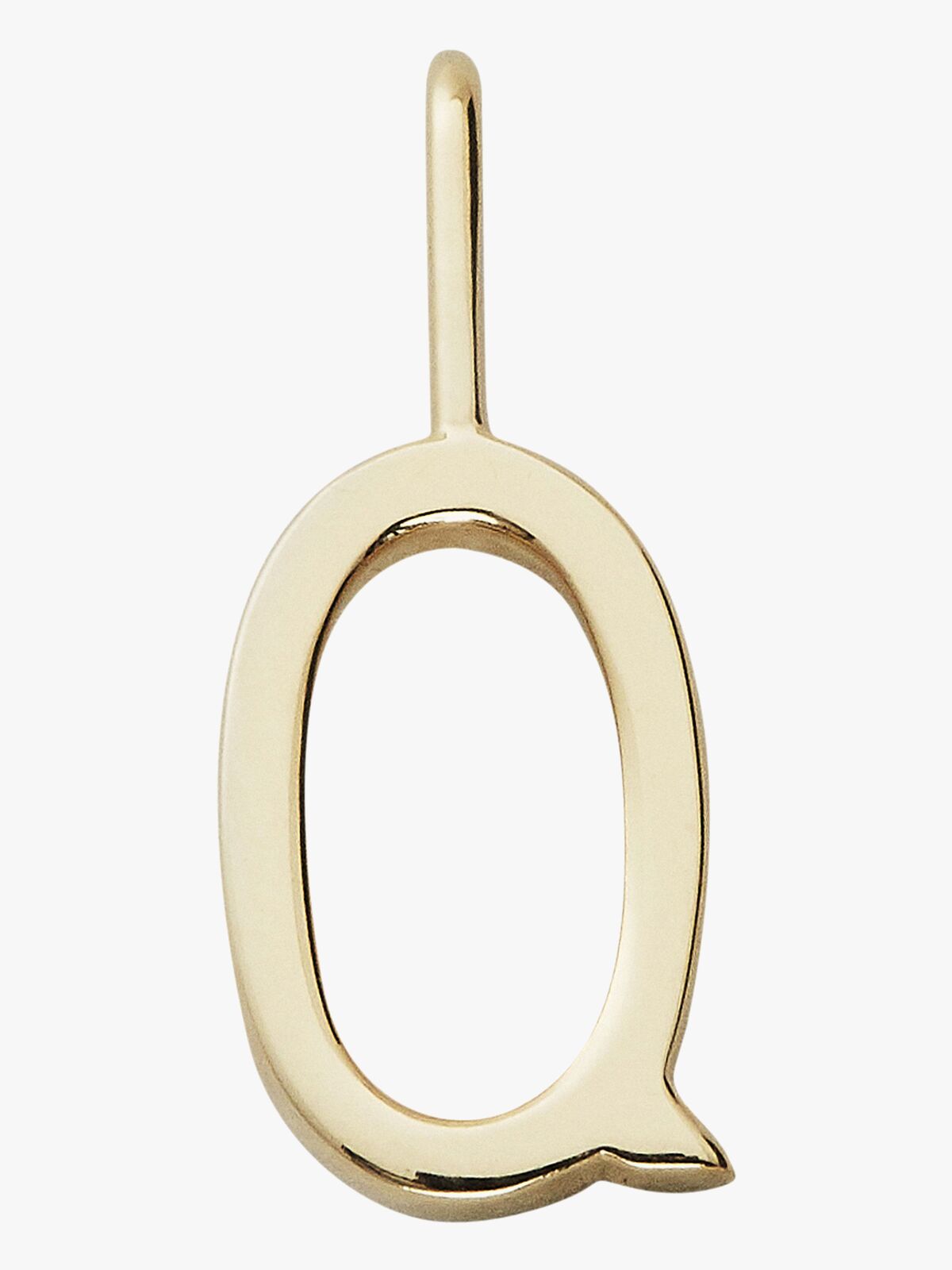 Design Letters Vedhæng Bogstav 10mm Q Gold