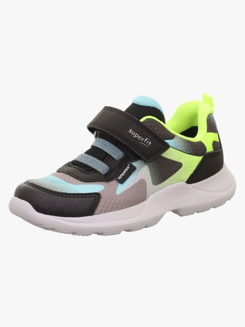 Superfit Rush WP Sneakers, Grey/Yellow