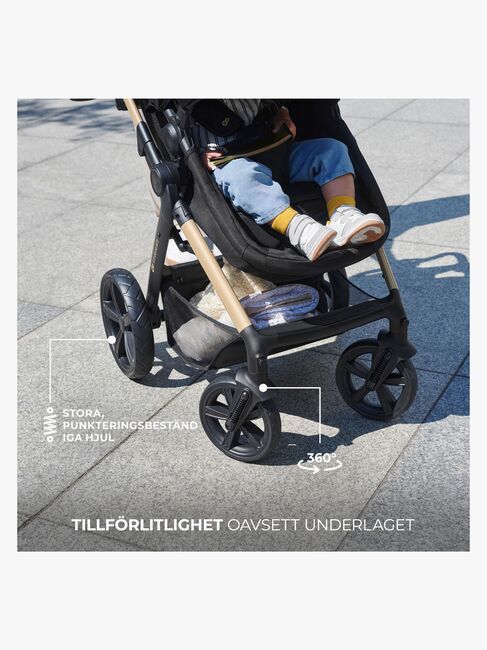 Kinderkraft MOOV 2 3-in-1 Kombivogn, Moonlight Grey