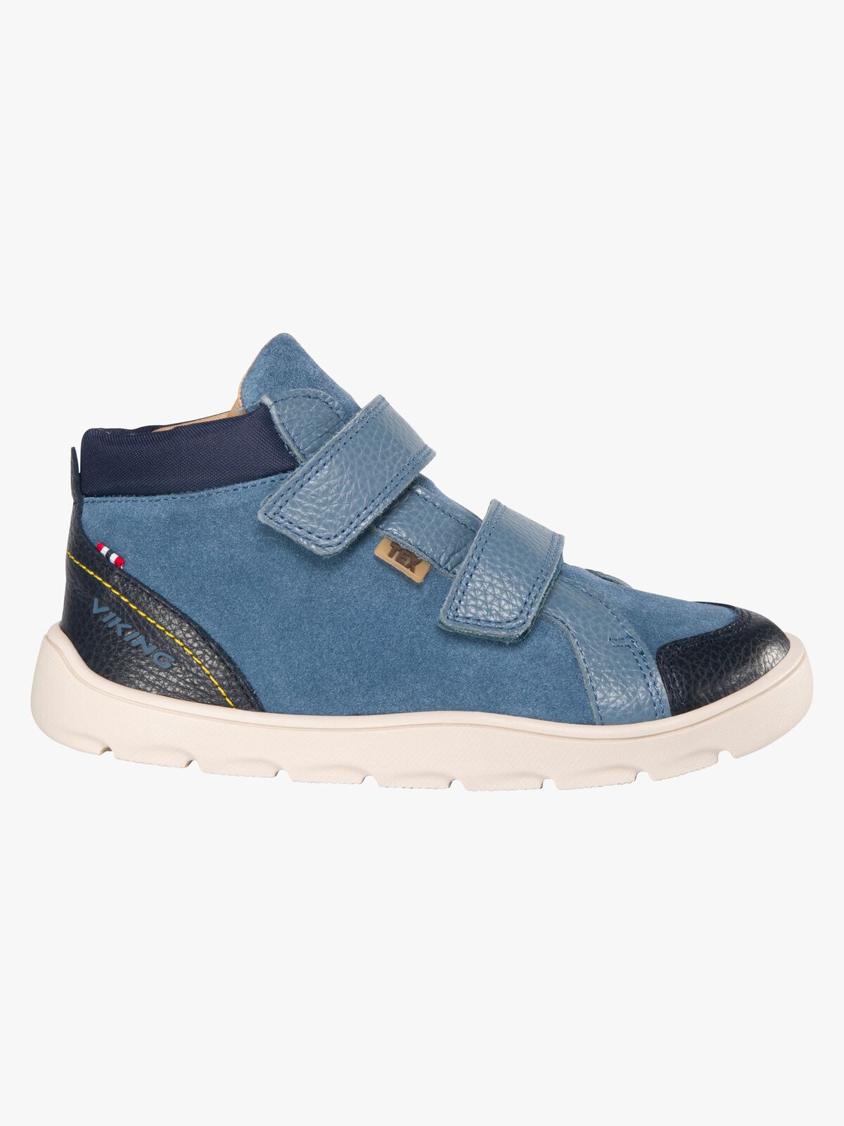 Viking Molde Barefoot Mid TEX 2V Jr Sneakers, Denim