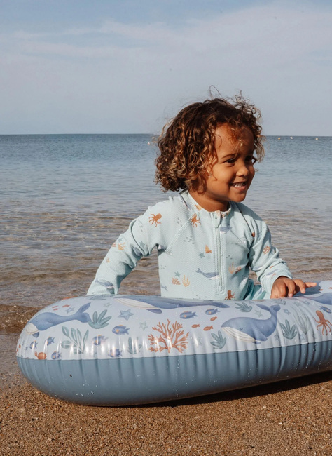 Little Dutch Bademadras Ocean World Båd, Blue