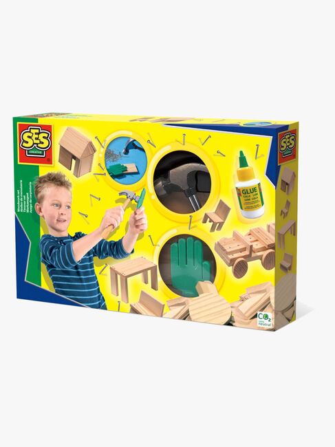 SES Creative Snedkersæt 57 Dele, Træ
