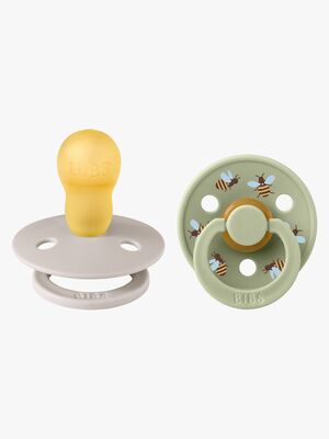 BIBS Studio Colour Bumblebee Sut 2-pak Latex Str. 3, Mushroom