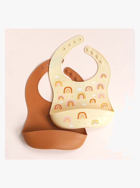 A Little Lovely Company Silikonehagesmæk 2-pak, Skovens Venner