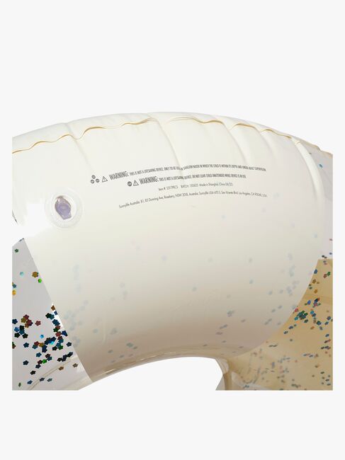 SUNNYLiFE Badering, Cotton Candy Glitter Stripe