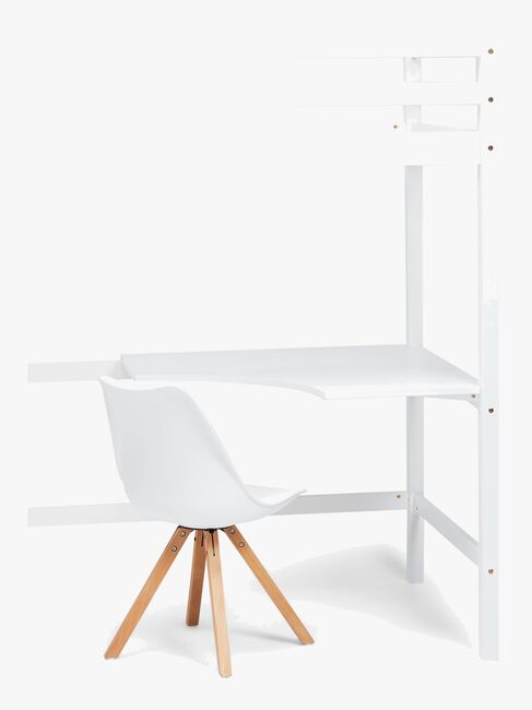 JLY SOFIA Højseng m. Skrivebord 90x190, Hvid