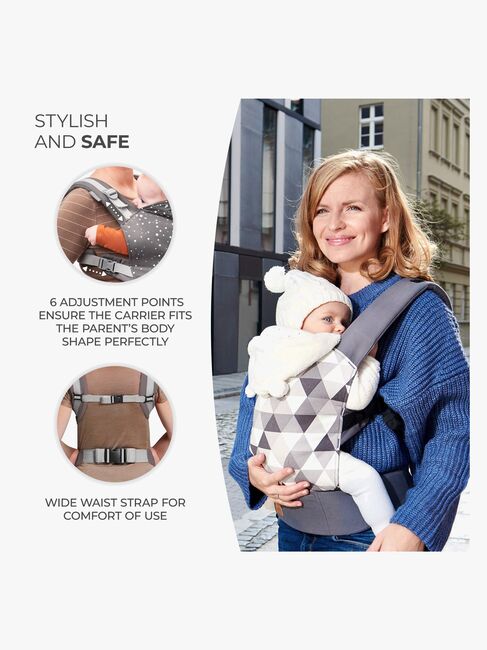 Kinderkraft NINO CONFETTI Bæresele, Grey