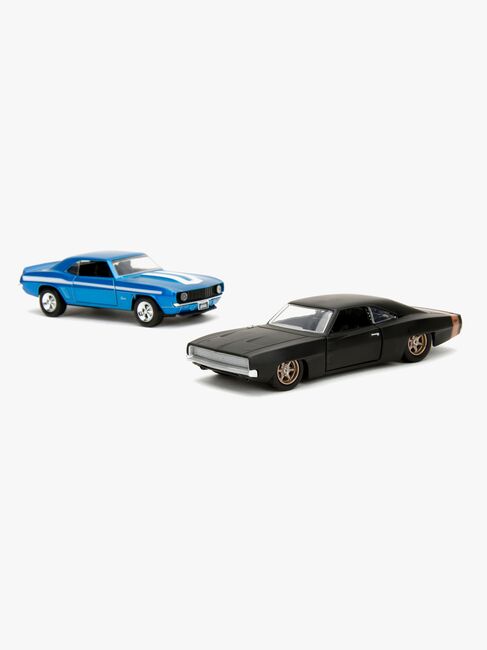 Jada Toys Fast & Furious Biler Dubbelpack Dodge Charger & Chevrolet Camaro 1:32