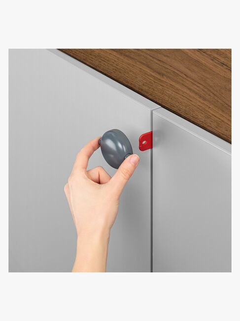 Reer Skabslås til Dobbeltdøre, Grå