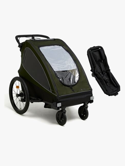 Beemoo Activity Sport Cykelanhænger inkl. Newborn Set, Green