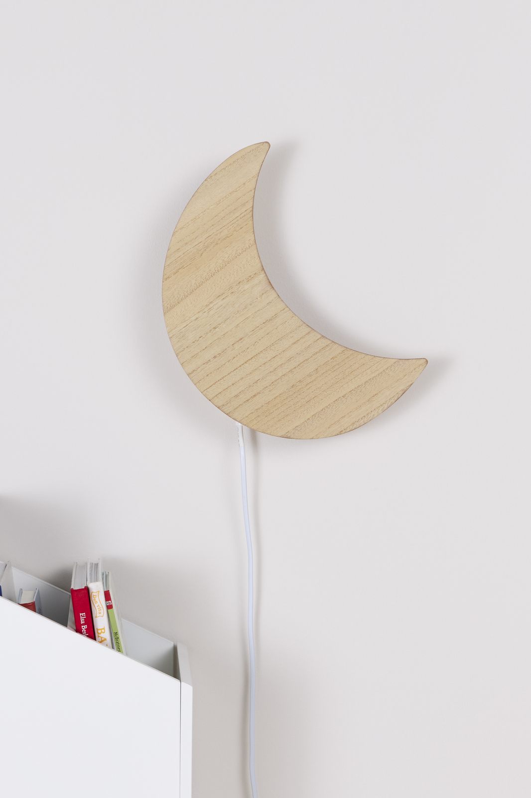 Alice & Fox SMILLA Væglampe Måne, Natural