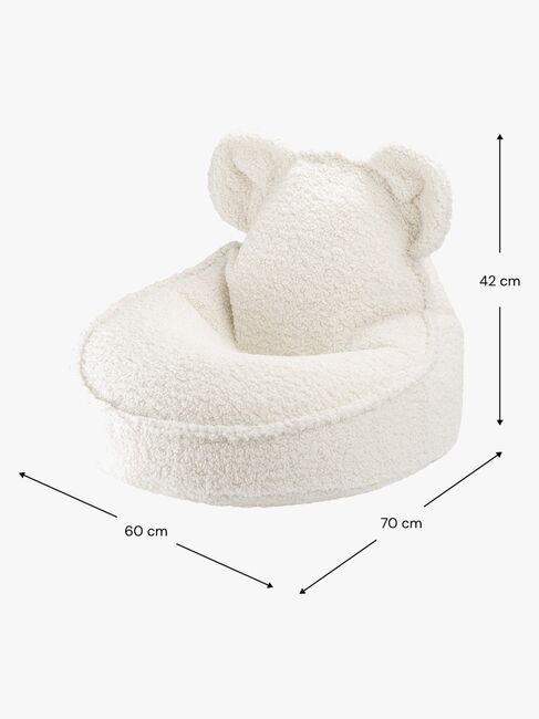 Wigiwama Bjørn Sækkestol, Cream White