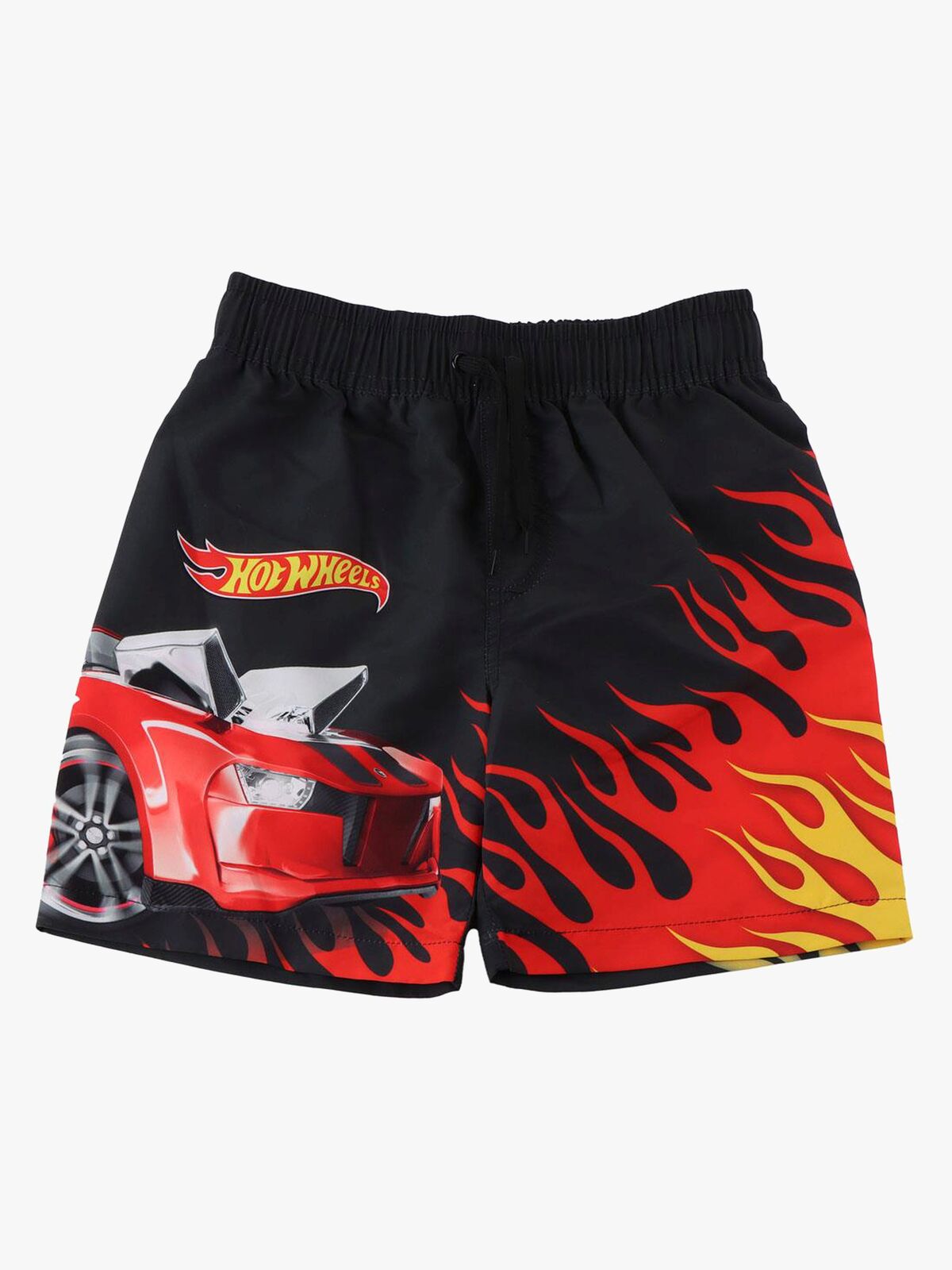 Hot Wheels Badeshorts, Sort