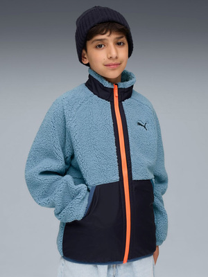 Puma Sherpa Hybrid Fleecetrøje, Cool Blue