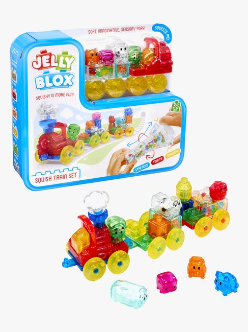 Jelly Blox Squishy Train Byggesæt 30 Dele, Flerfarvet 51226018-2462_1.jpg