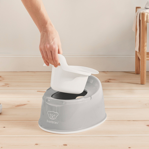 BabyBjörn Smart Potte, Grey/White