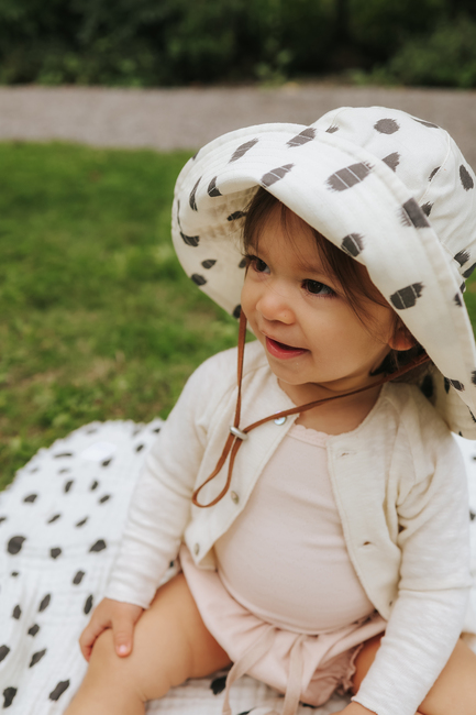 Elodie Soft Cotton Tæppe, Dalmatian Dots