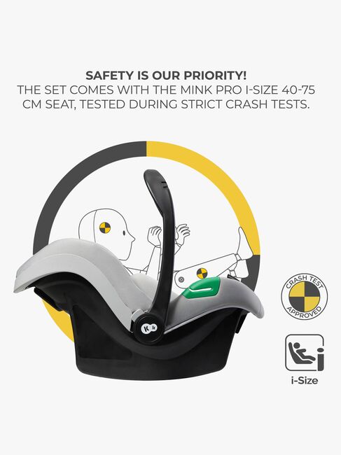 Kinderkraft ESME PRO 3-in-1 Duovogn Travelsystem, Moonlight Grey