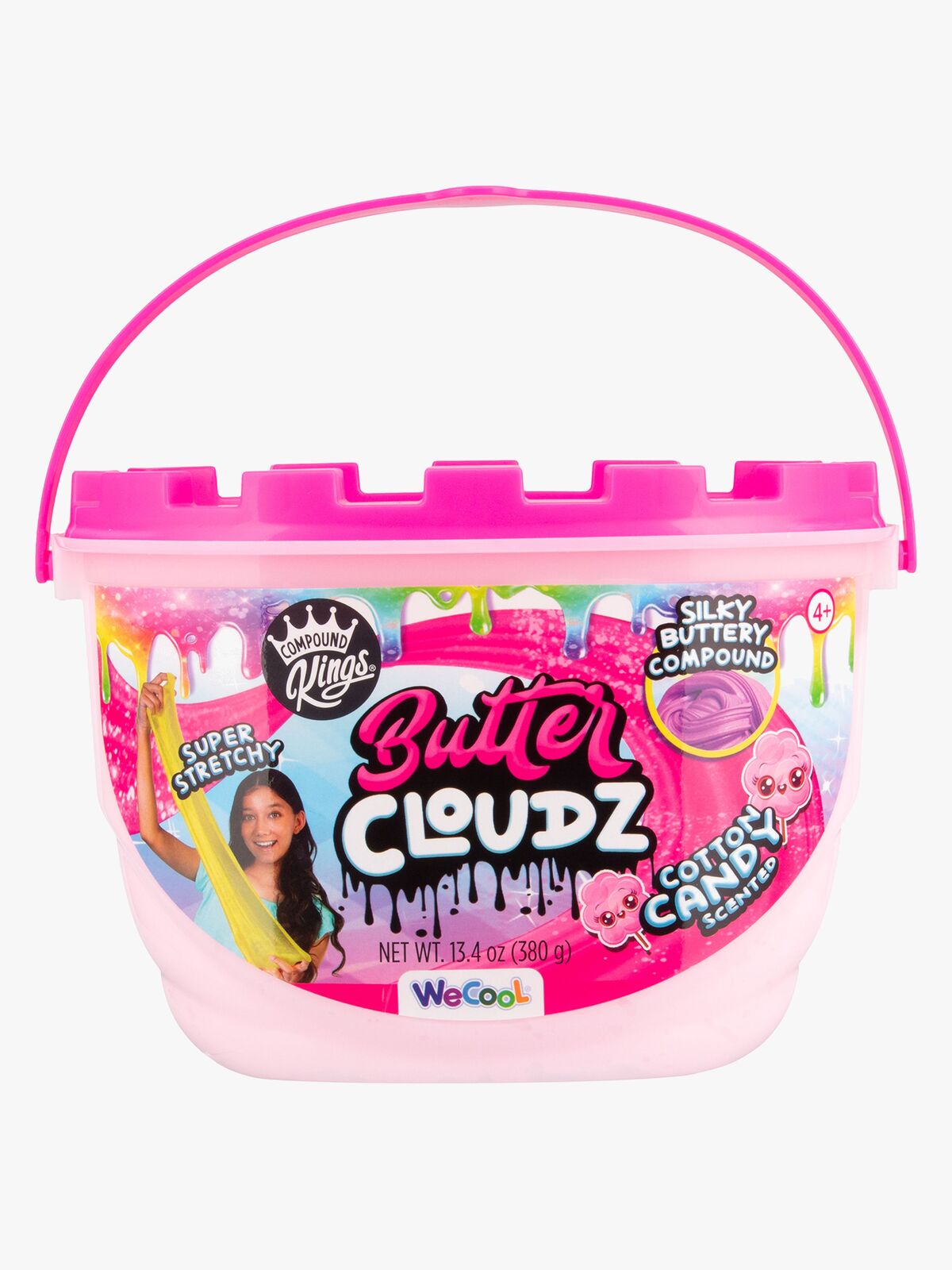 Compound Kings Butter Cloudz Slime Pink Cotton Candy, 380 g