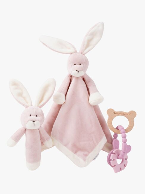 Teddykompaniet Nusseklude Kanin Gavesæt, Misty rose