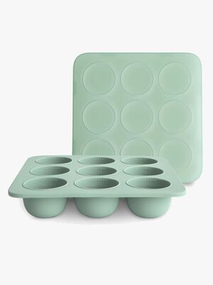 Mushie Fryseform til Babymad, Cambridge Blue