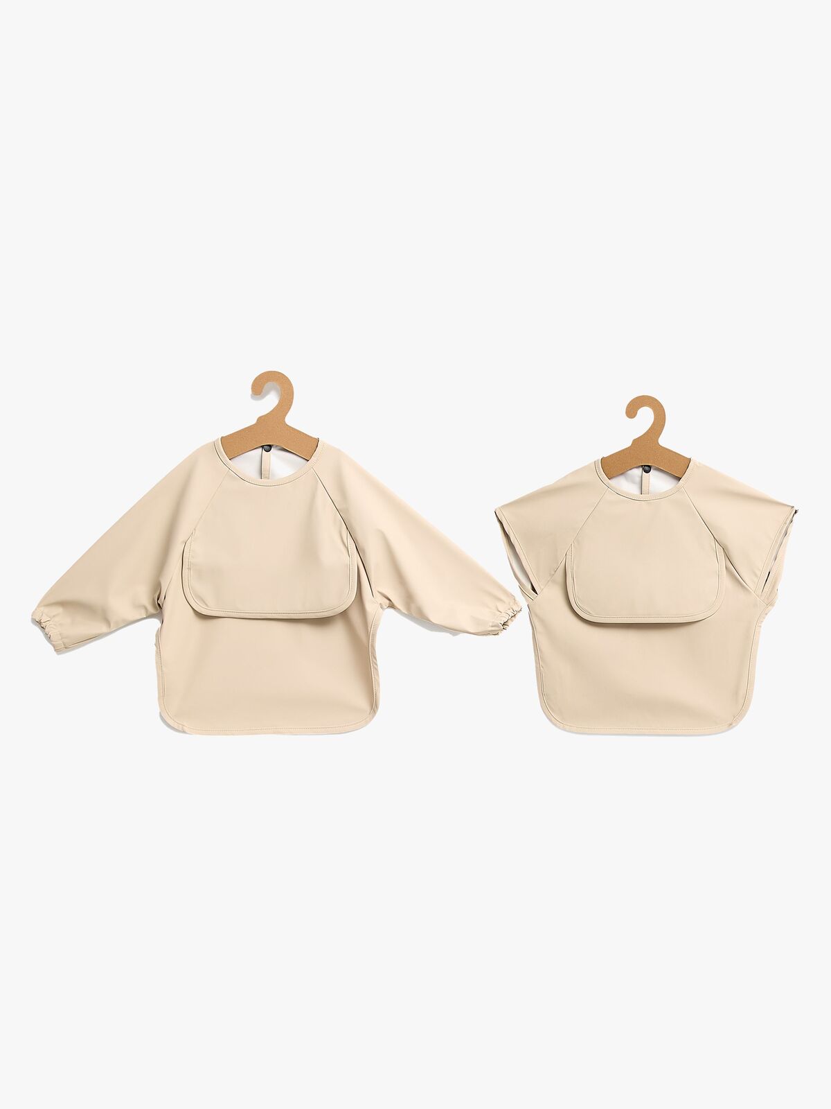 Beemoo CARE Bib Hagesmæk 2-pak, Beige