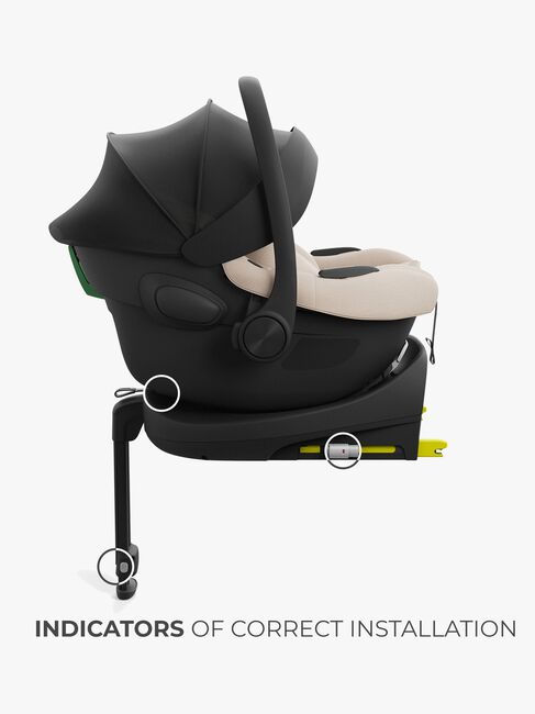 Kinderkraft I-LITE Autostol Baby inkl. ENDURA SAFE FX Base, Beige