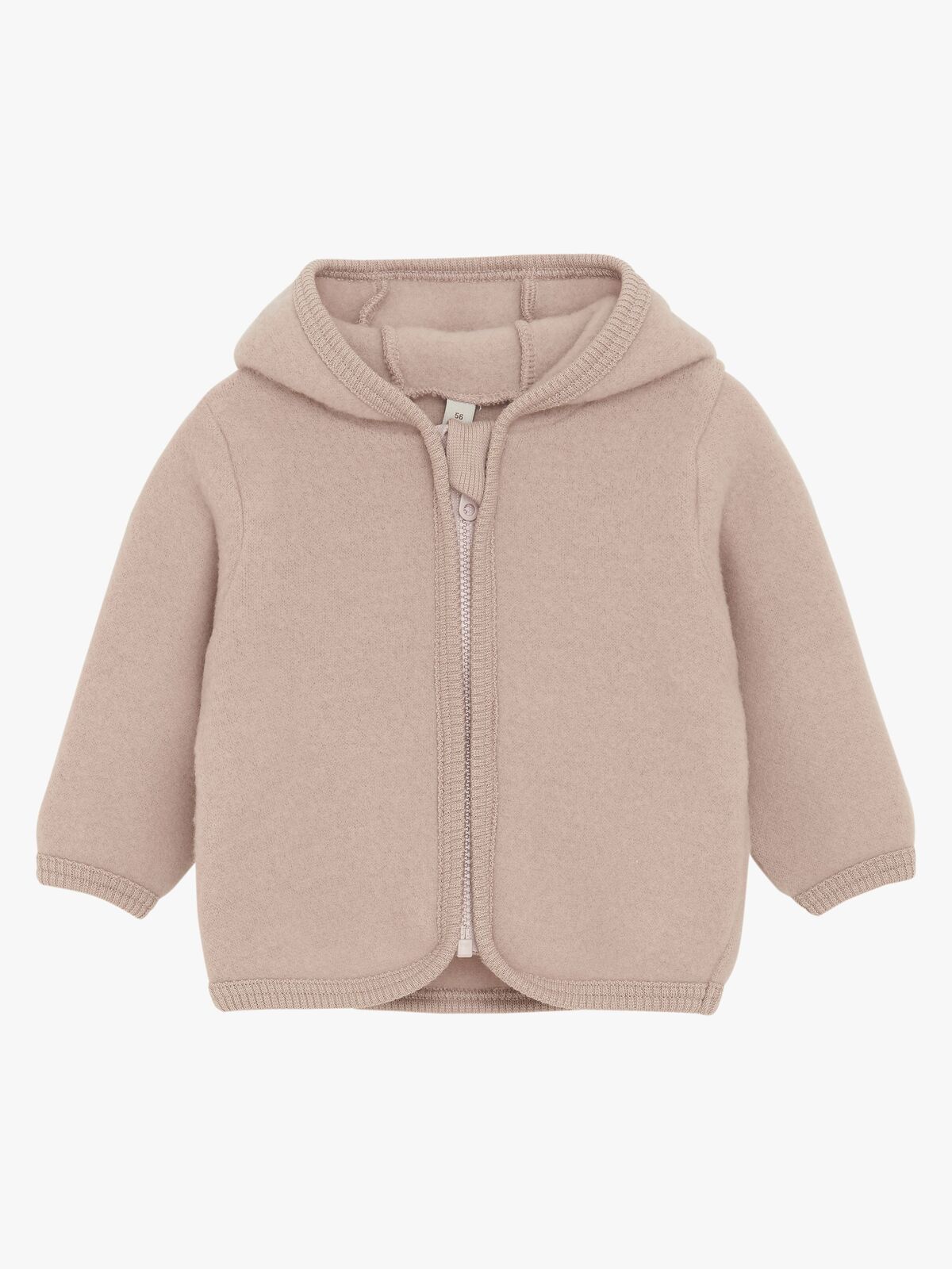 Huttelihut Uldfeecejakke Merinould, Mahogany Rose