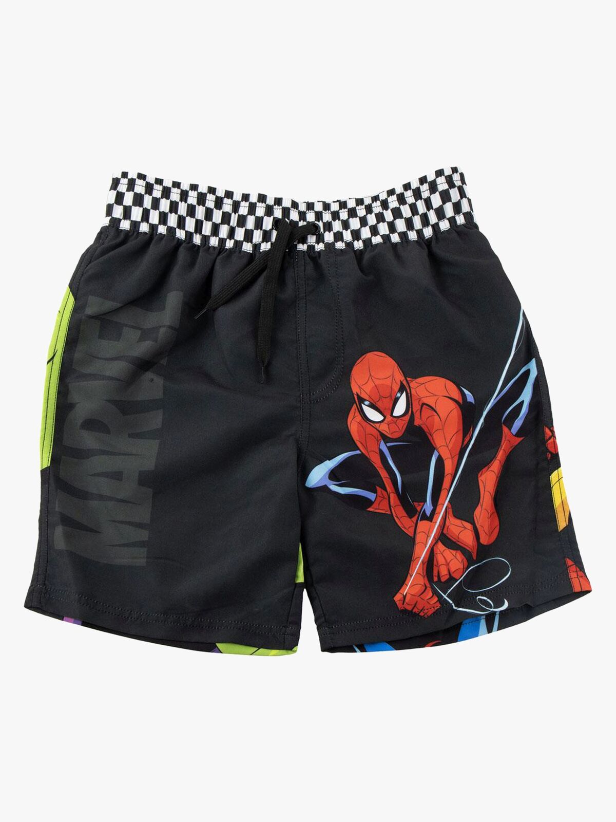Marvel Badeshorts, Sort