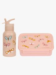 A Little Lovely Company Madkasse & Flaske, Butterflies