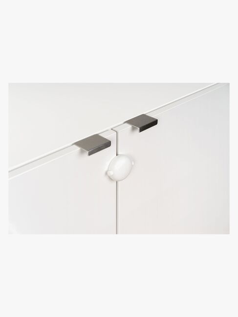 Reer Skabslås til Dobbeltdøre, Hvid