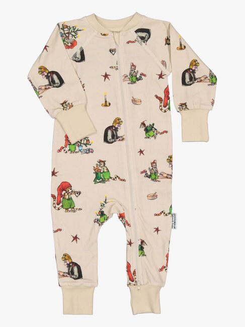 Geggamoja Peddersen Og Findus Pyjamas, Beige 3866-16-1448_1.jpg