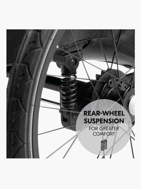 Hauck Dryk Duo Plus Cykelanhænger, Black