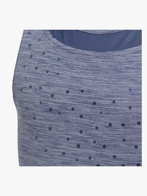 Adidas Girls Dotty Tanktop, Nobel Indigo