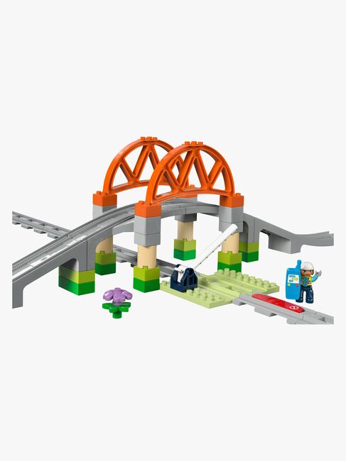LEGO DUPLO Town 10426 Togbro og spor – udvidelsessæt