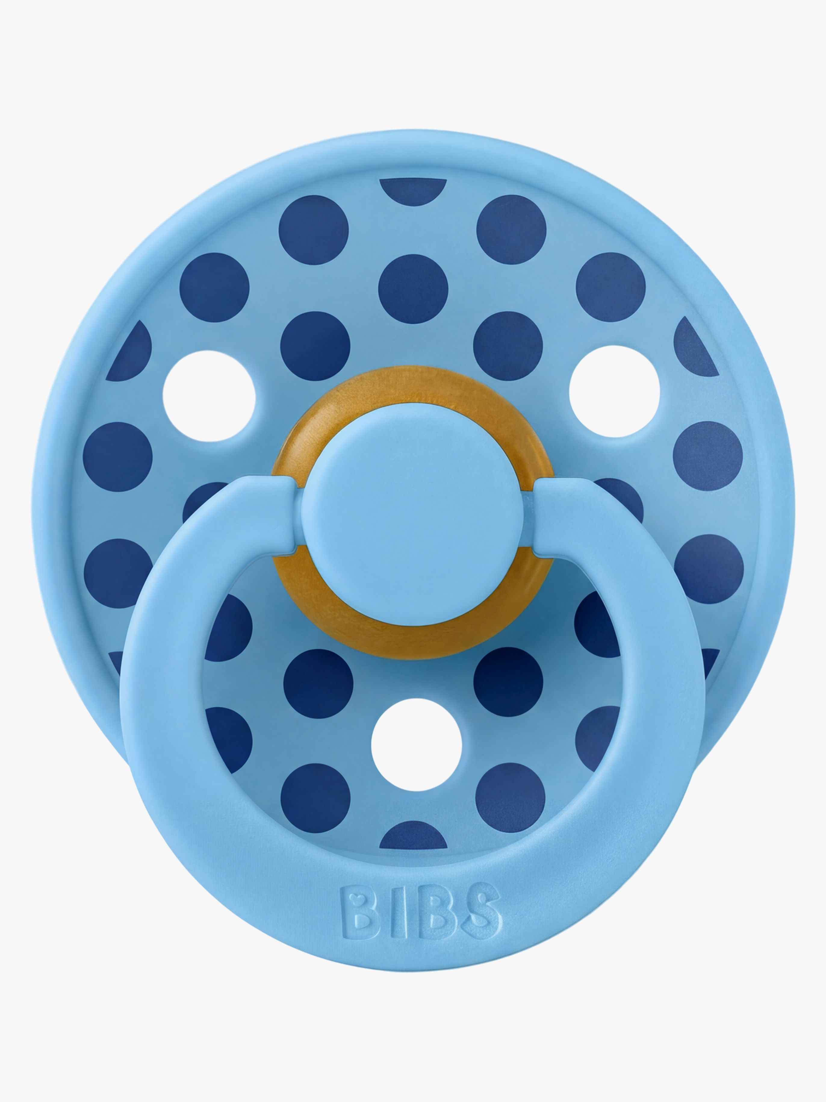 BIBS Studio Colour Sut Polka Medium Latex Str. 1, Breeze/Cornflower